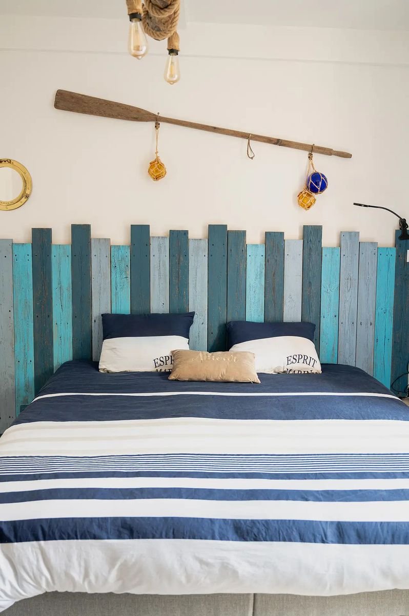 Chambre Ô fil de l'eau - thème marin